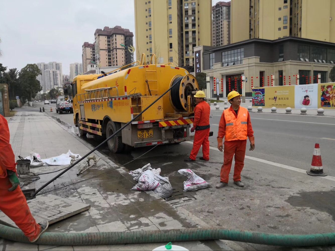 旺苍排污管道清淤-管道清洗